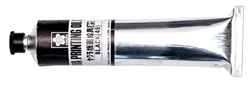 Amazon.co.jp: サクラクレパス 版画絵具油性 100ml OH100ML#49 黒 : ホビー