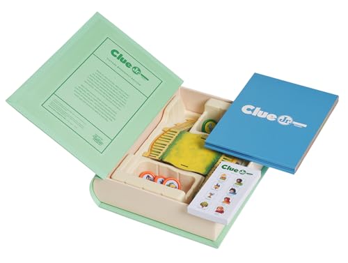 Clue Jr. Vintage Bookshelf Edition juego de mesa miniatura 3