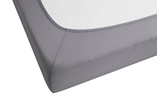 Traumhaft Schlafen - Castell - Markenbettwäsche 0077113 Spannbetttuch Jersey Stretch (Matratzenhöhe max. 22 cm) 1x… – Bild 3