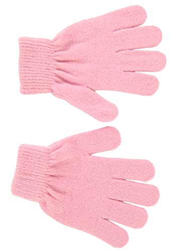 Image of STAR WARS Grogu Beanie Hat and Gloves Set, The Mandalorian Kids Winter Knit Cap and Matching Mittens, Pink, One Size