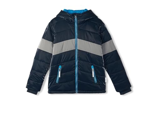 Hatley Boys Shark Skin Colourblock Puffer Jacket (Toddler/Little Kid/Big Kid)