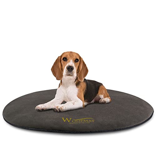 Woofmat® Hundematte mit Celliant® Fasern - Hundebett für besten Schlaf und Erholung - Waschbar und Strapazierfähig - Oval (130x90 cm) Cover