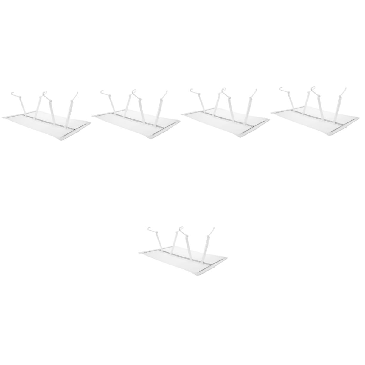 Mikikit 5pezzi Deflettore Per Condizionatori Aria Per Venti Centrali Facile Installazione Compatibile Con Uffici e Ambienti Domestici Design Semplice e Leggero