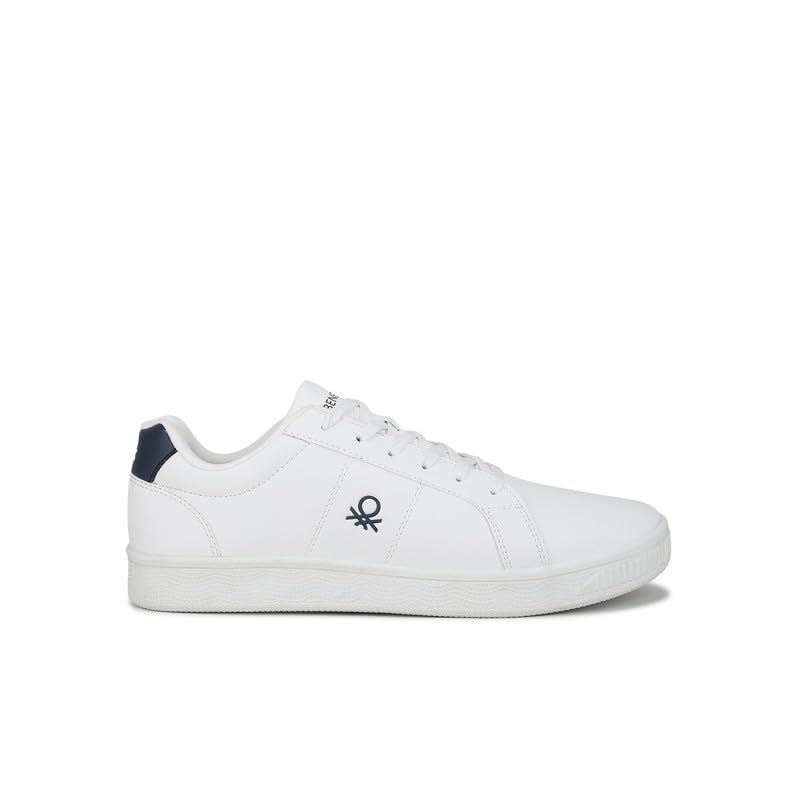 Image of United Colors of Benetton Mens United Colors of Benetton Solid Lace-up Basic Knot Sneakers Sneaker