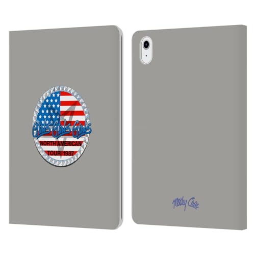 Evita arañazos en tu iPad Air con la funda tipo libro Motley Crue de cuero