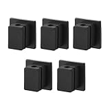 山崎実業(Yamazaki) テープで貼り付ける マグネット ケーブルホルダー 5個組 ブラック W2×D1.4×H2cm(1つあたり) スマート smart ケーブルクリップ コードクリップ 10194