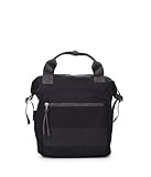 KCB Mochila Mediana Wide | Diseño Resistente, Funcional y Espacioso | Perfecto para el Día a Día | Asas Ajustables | 100% Vegano | Color Negro