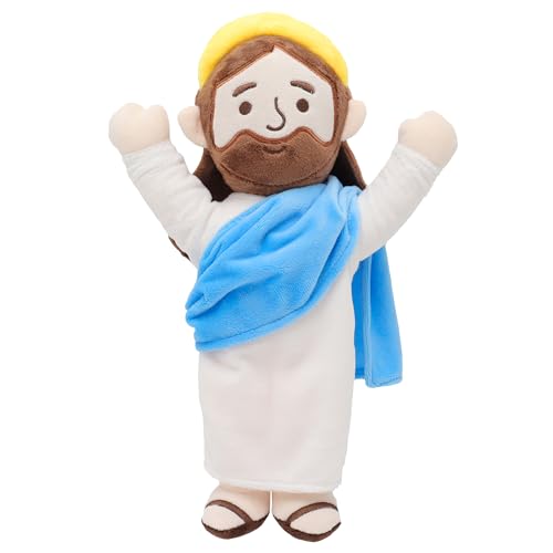 Image of Yelakey 13" Jesus Plush Jesus Stuffed Doll Christian Plushie Doll for Easter Christmas Church Religious Gifts for Kids Adults