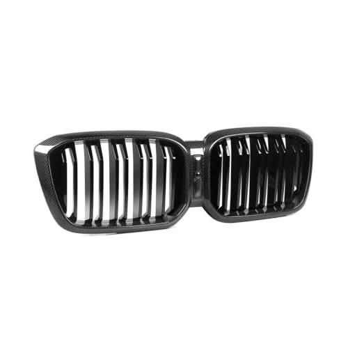 Calandre avant pour BMW X4 G02 et X3 2022 look sportif fibre de carbone véritable