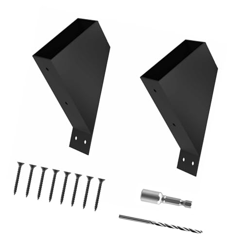 QQNQQ Pergola-Halterung, 2 Stück Pergola-Halterungen Pavillon-Kit Hinterhof Heavy Duty Pergola Kit Pavillon-Halterungen