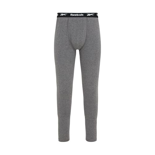 Reebok Johny Pantalon de détente pour Homme | Pantalon de Base en Coton pour Homme, évacuant l'humidité et Confortable, Pantalon de Sport Thermique,...