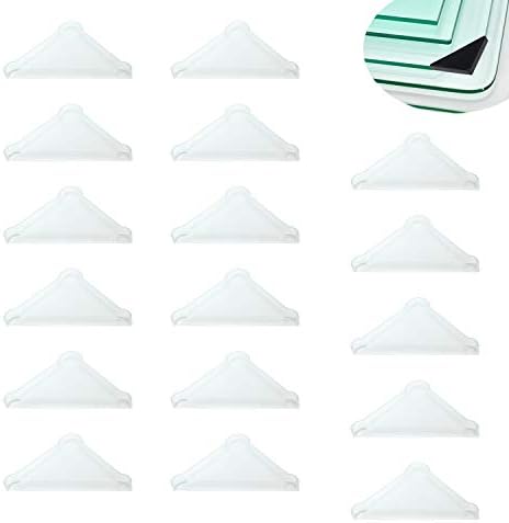 YouU Eckenschutz-Set 20 Stück - Schwarze Schutzkappen Für Glas- Und Spiegelecken