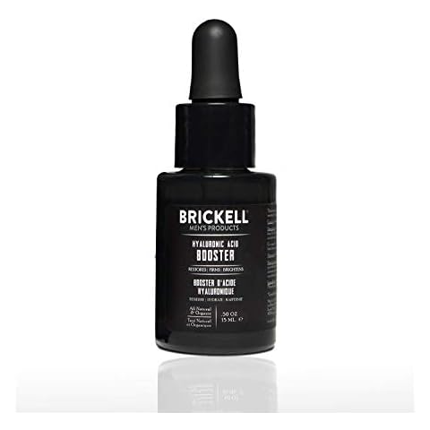 Brickell Men Hyaluronsäure-Booster-Serum für Herren, natürlicher und organischer Hyaluronsäure-Booster für das Gesicht Cover