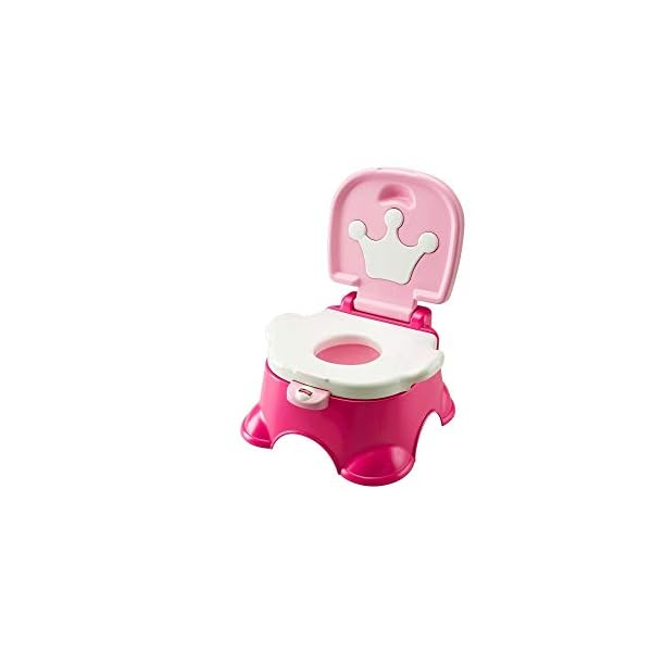Fisher-Price Stepstool Potty, Pink Princess by Fisher-Price
