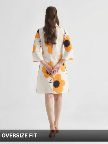 Image of Leriya Fashion Mini Dress for Women | One Piece Dresses for Womens |Mini Dresses Rayon for Women Stylish |Summer Casual Outfit Wear Events, Date & Evening Look |Tunic Shirts for Women