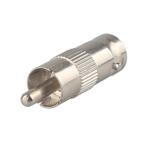 Pack 10 conectores BNC hembra a RCA macho para coaxial miniatura 4
