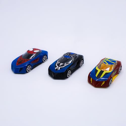 Image of Marvel Go Collection | Rapid Racer 3-Pack| Spider-Man, Black Panther and Doctor Strange | 1:64 Diecast Toy Cars | Ages 3 and Up | Collect Them All | Birthday Gift for Kids