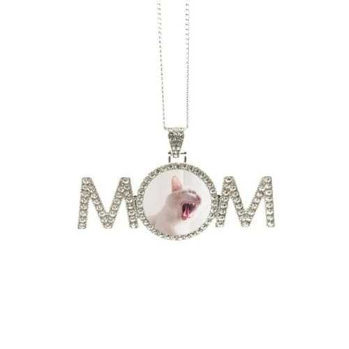 Collier avec photo de chat féroce blanc à porter au quotidien pour sublimer votre style