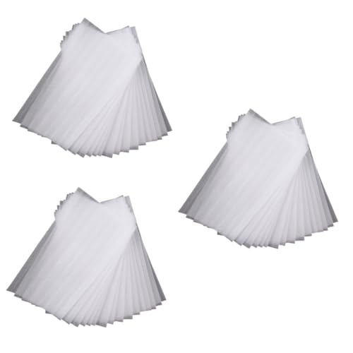 HAPINARY 3sets Hair Coloring Dye Paper Hair Wrap Paper Hairdressing Tool Sheets 50sheets*3