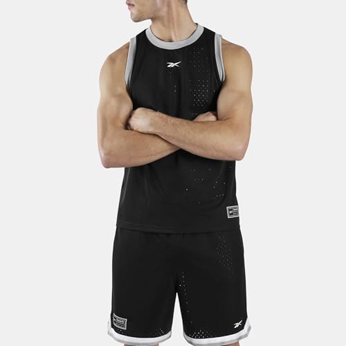 Reebok Id Basketball Mesh Jersey t-shirt homme maillot de basket sans manches