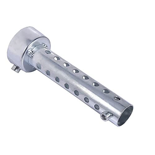 Silenciador Universal para Moto Insertos para Muffler Eliminador de Ruido Compatible con Tubos de Escape de 35mm 42mm y 45mm Baffle DB Killer Plateado para Motocicletas