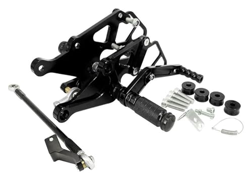 Repose-Pieds pour Yamaha FZ07 MT07 Anti-Glisse Pédales Arrière Réglables Moto 13-17