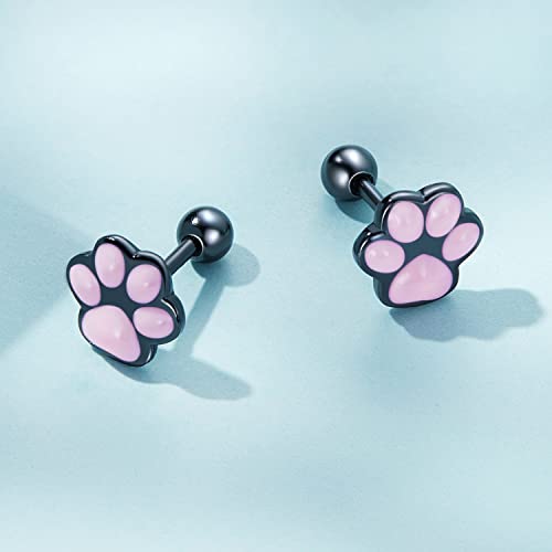 Boucles d'oreilles griffe de chat mignonnes cadeau femme original