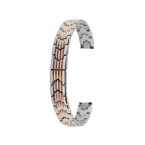 Bracelet montre acier fin femme 10mm maillons robustes et confortables pour montre