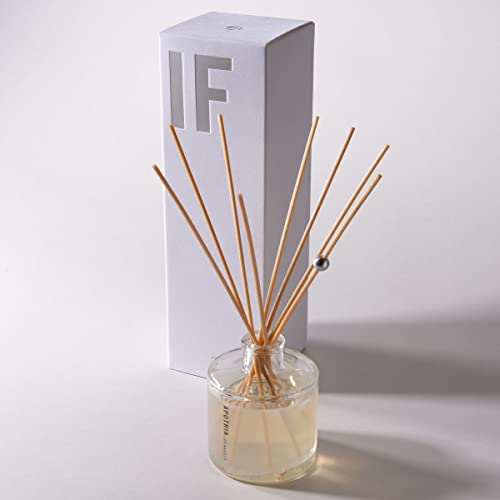 APOTHIA - IF Aromatic Diffuser | Modern White Floral & Citrus | Premium Essential Oils | Up to 12 Months | 7 oz | 200 ml | Small Batches for Luxury Quality in Elegant Glass Bottle