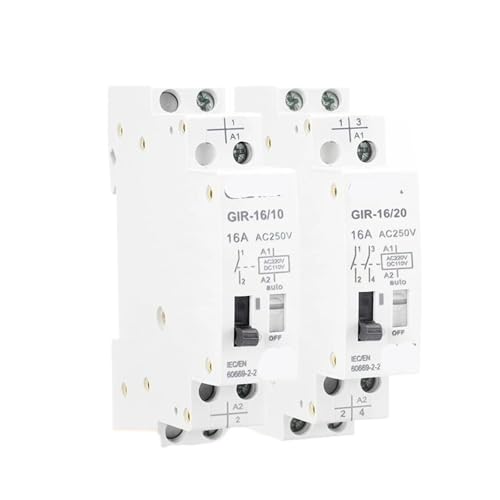 Relais à verrouillage bistable 2NO 16A bobine 230V CA pour automatisme domestique