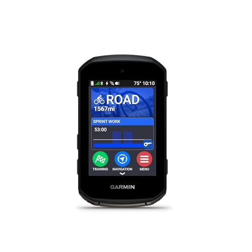 Garmin Edge 850   Ordenador GPS para Bicicleta, Solo Dispositivo, hasta 12 Horas de duración de la batería, Pantalla táctil de Colores Vivos con Botones Que Muestra mapas y estadísticas con Detalles