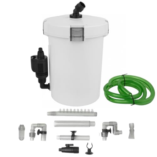 Image of SANSEFERO Multi Level External Canister Filter for Aquarium Fish Tank Filtration Canister Filter Suitable Upto 1.5 to 2.5 Feet Tanks (HW-603B)