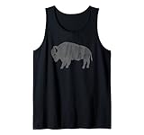 Photo Gallery stile vintage invecchiato effetto bufalo lucky bison design canotta Photo Gallery stile vintage invecchiato effetto bufalo lucky bison design canotta