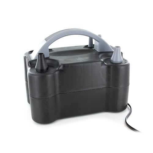 PARTY TIME, EA0034, Gonfleur Ballon de Baudruche Noir, Gris, L'outil Indispensable pour des fêtes réussies, Facile à Utiliser et Durable pour des Moments de Joie répétés.