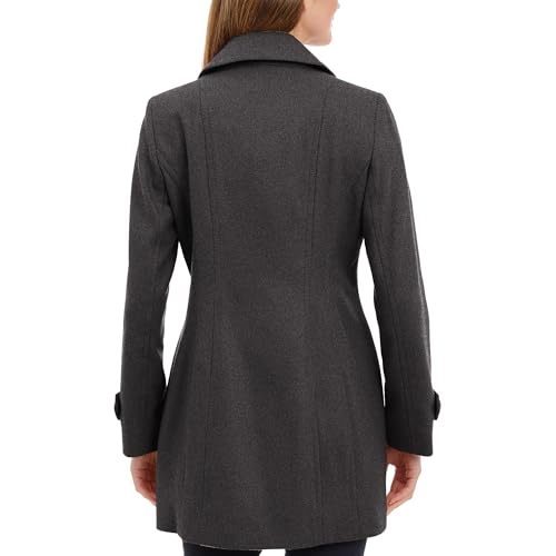 Image of Anne Klein Women's Classic Double Breasted Wool Coat