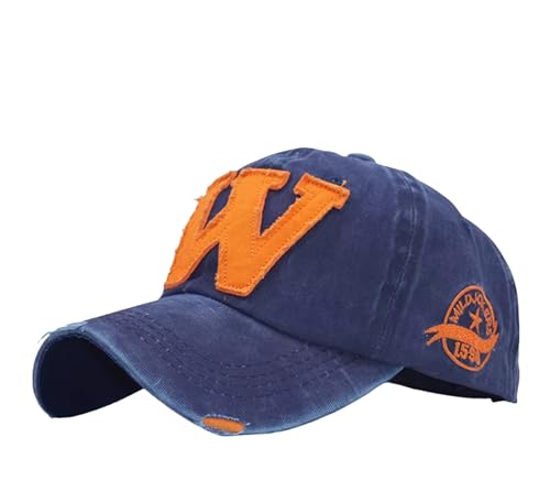 Image of kill off W Cap Baseball Cap Men hat Base Ball Embroidered Vintage Style hat Adjustable W Letter Caps Unisex Baseball Cotton
