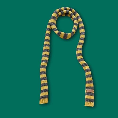 Scarf,Knit Scarf for Women Long Skinny Belt Necktie Neck Scarf,Photo Props Long Neckerchief Skinny Scarf Necktie4
