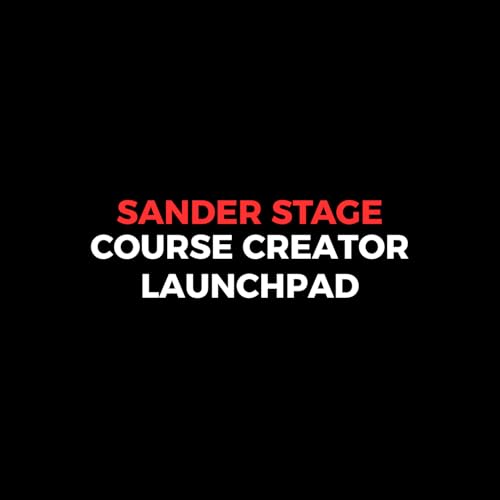 Sander Stage Course Creator Launchpad