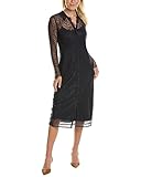 Rebecca Taylor Women's Lace Shirt Dress, Navy, 2