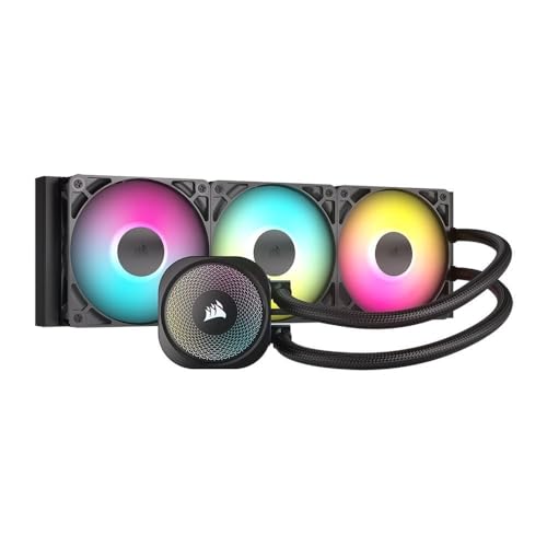 CORSAIR Nautilus 360 RS ARGB Liquid CPU Cooler – 360mm AIO – Low-Noise – Direct Motherboard Connection – Daisy-Chain – Intel LGA 1851/1700