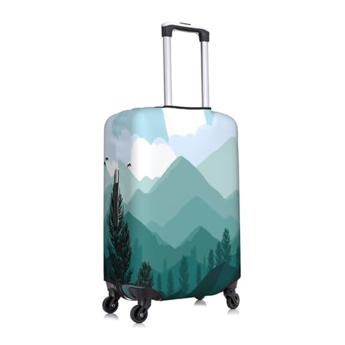 Mountain Landscape Luggage Cover for Suitcase, Suitcase Cover Protector Fit 22-24 Inch Luggage Travel Accessories, M3