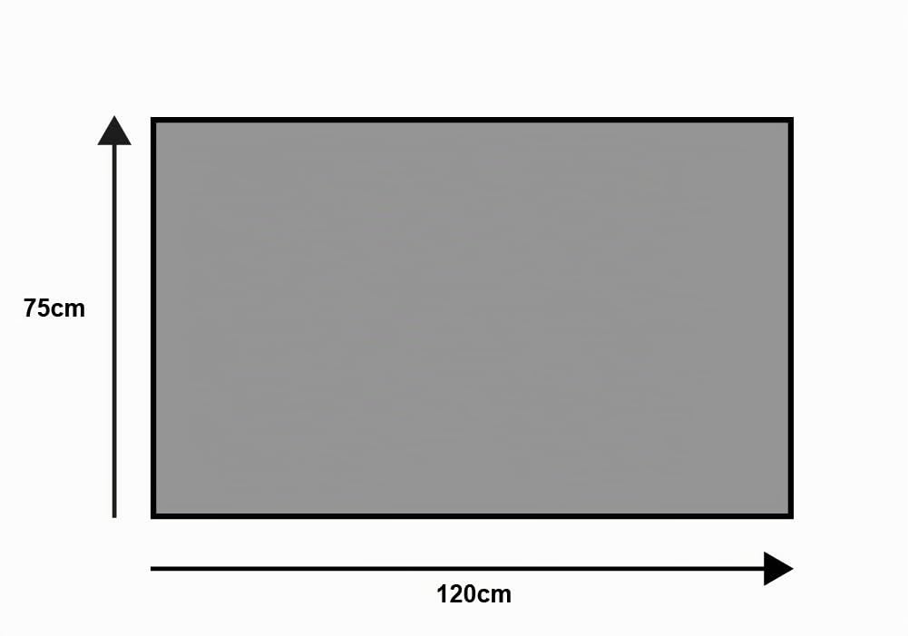 Wash+Dry Tapis de Sol, Exotic Pavo 75x120cm, intérieur et extérieur, Lavable