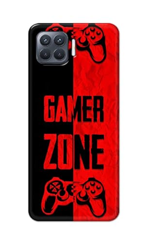 Image of Printed Hard Back Cover Case for Oppo F17 Pro | Oppo A93 4G | Oppo Reno4 F | Oppo Reno 4 F Back Cover (Gamer Zone) -1111