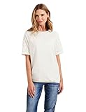 Cecil Shirt mit U-Boot-Ausschnitt, Kurzarm und Spitzendetail