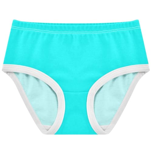 Joisal Cyan Aqua Blue Toddler Girls Underwear 2t Cotton Cute Panties Girl Durable Underpants Briefs