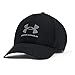 Under Armour Gorra De Béisbol Ajustada Iso-chill Armourvent, Sombrero Hombre, Negro Gris Pardo (001)., M-L