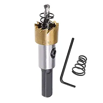 SagaSave Titanium-Plated High Speed Drill Bits Hole Cutter, Heavy Duty Hole Saw for Stainless Steel, Metal 0.75inch 19mm