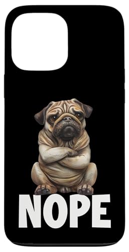 Funny Pug Meme T�A���̎�����̂��߂̃��[�����X�ȕ� �X�}�z�P�[�X iPhone 13 Pro Max �p
