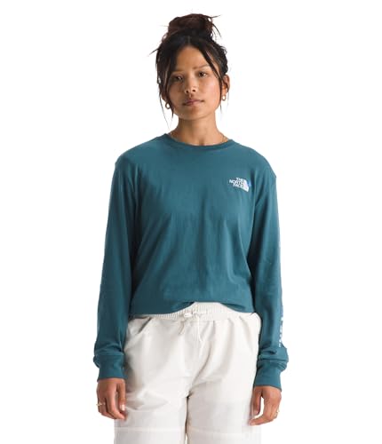 THE NORTH FACE Women's Evolution Butterfly Long-sleeve Tee | Regular Fit Cotton Shirt With Logo Graphic