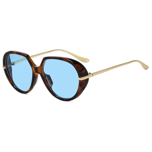 Lunettes de soleil rondes punk protection UV400 totale verres de haute qualité